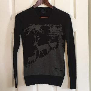 French Connection Woodland Creatures Sweater